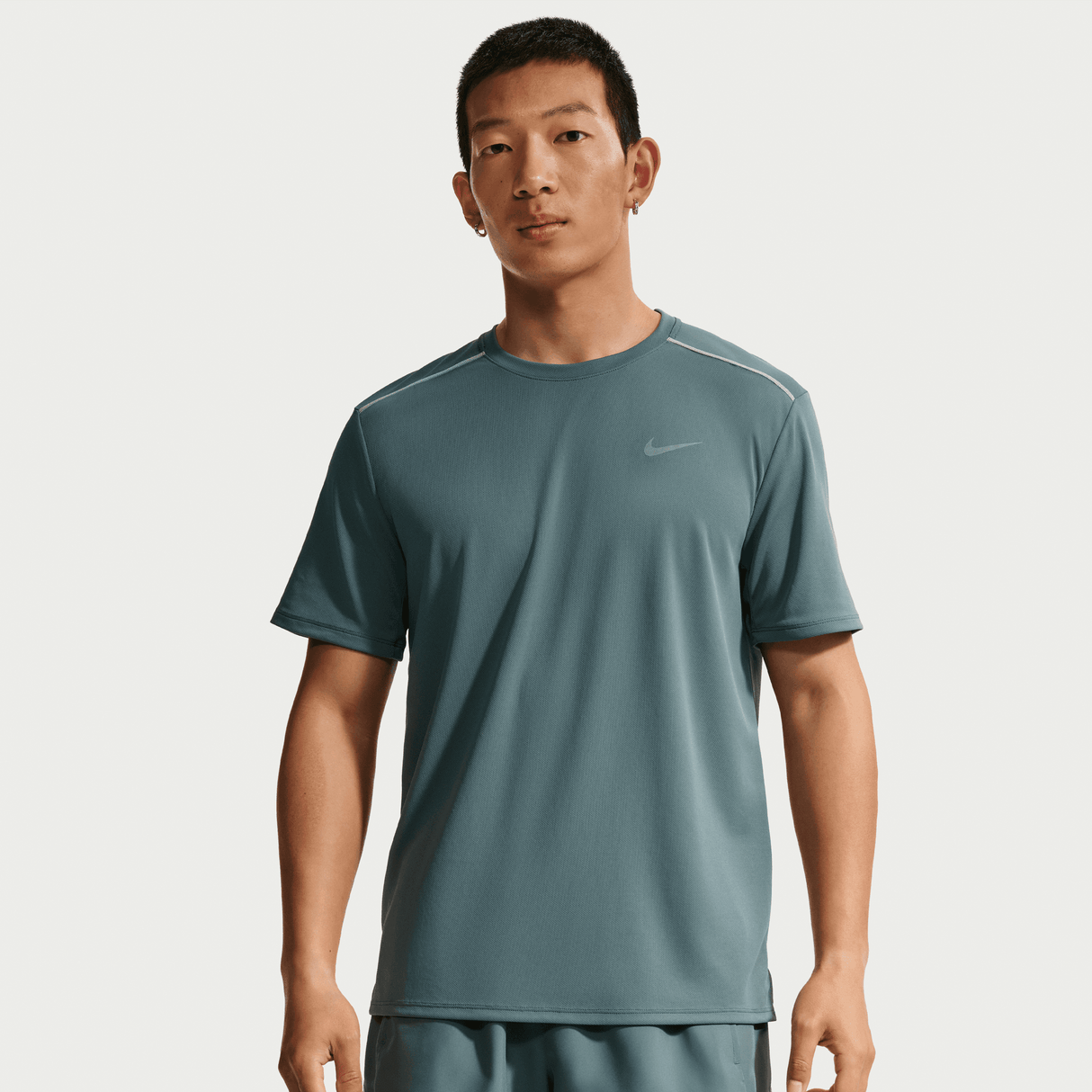 Nike Men's Miler Dri-FIT UV Protection Short-Sleeve Running Top