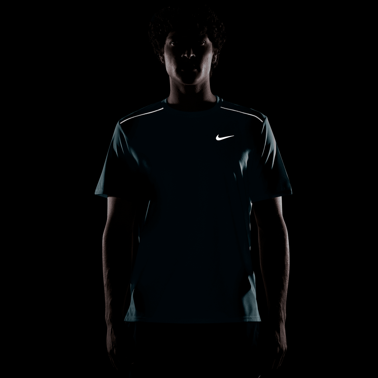 Nike Men's Miler Dri-FIT UV Protection Short-Sleeve Running Top
