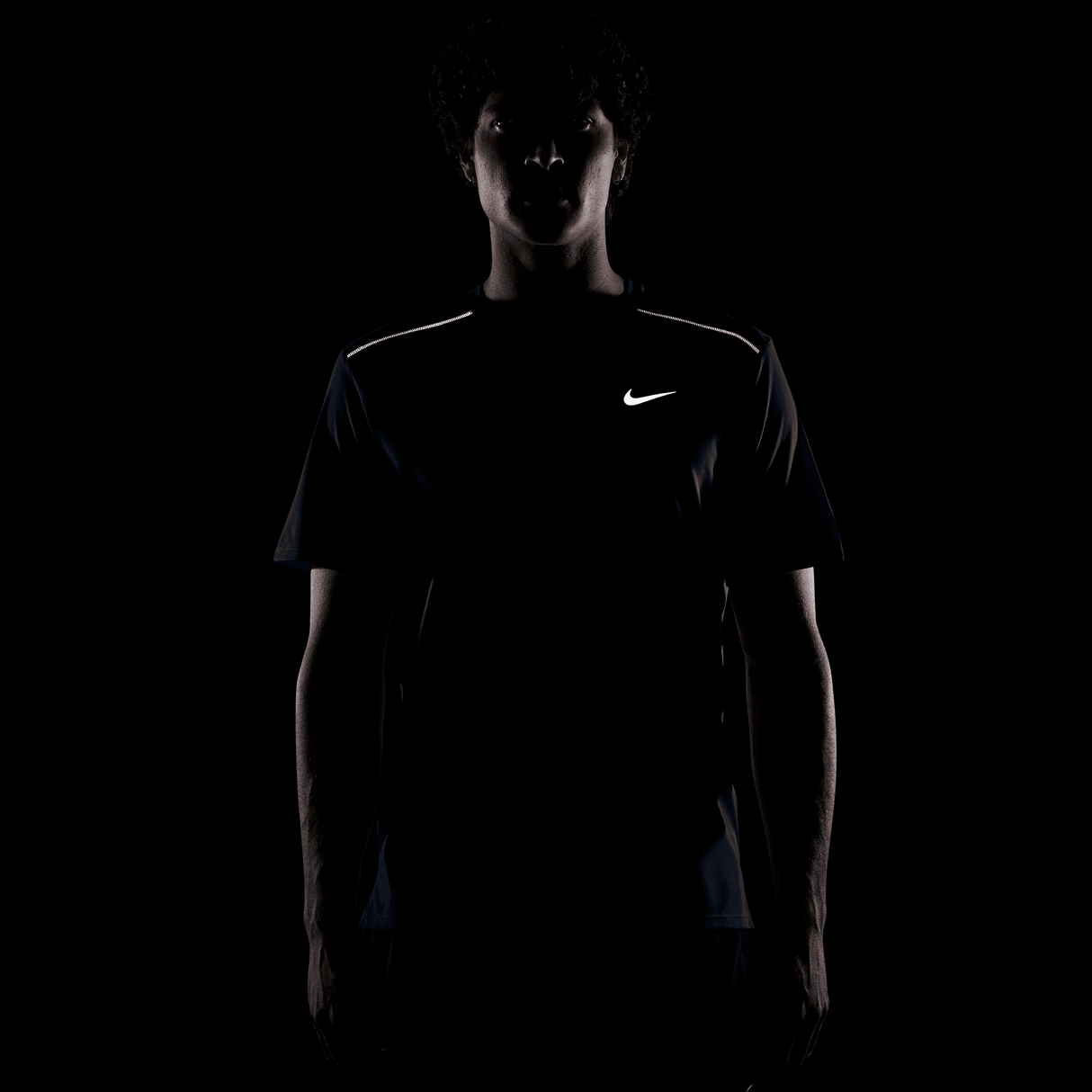 Nike Men's Miler Dri-FIT UV Protection Short-Sleeve Running Top
