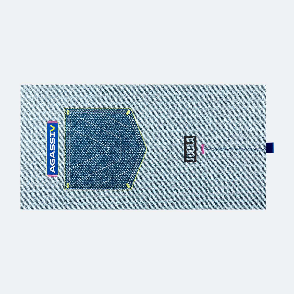 JOOLA Agassi Pro V Washed Indigo Pickleball Paddle