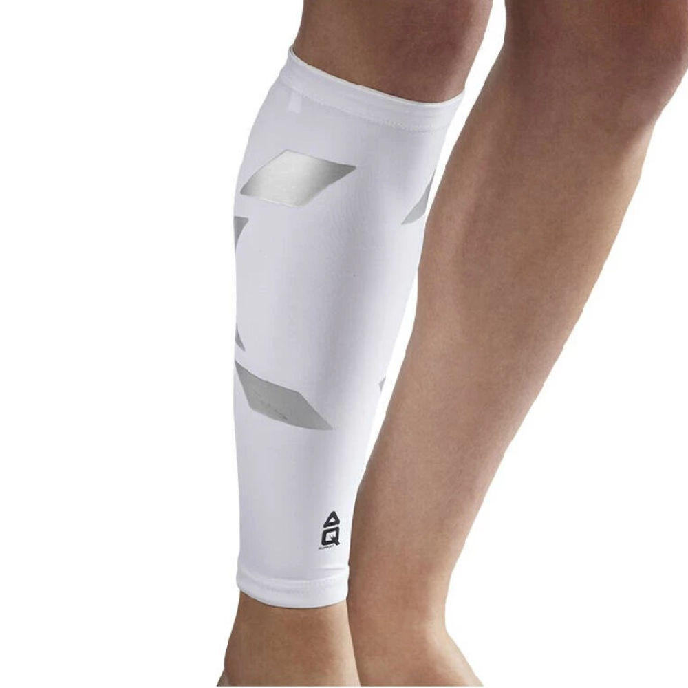 AQ B22681 Powerfit Calf Sleeve - White