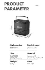 Black Dog Plastic Insulated Bucket Cooler Box