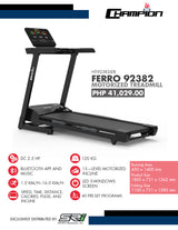 Champion EE Ferro 92382 Motorized Treadmill