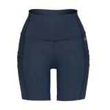 Equipe Women's High Rise Cycling Shorts with Side Pockets Navy
