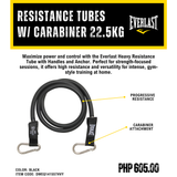 Everlast Resistance Tube w/ Carabiners 22.5 Kg