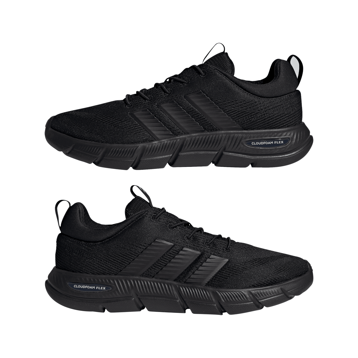 adidas Men's Cloudfoam Flex Elastic Lace Casual Shoes
