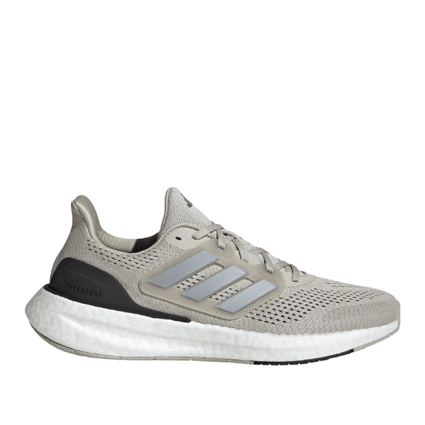 adidas Men s Pureboost 23 Running Shoes Putty Grey Silver Metallic