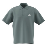 adidas Men's Essentials Plus Loose Fit Small Logo Short Sleeve Polo Shirt