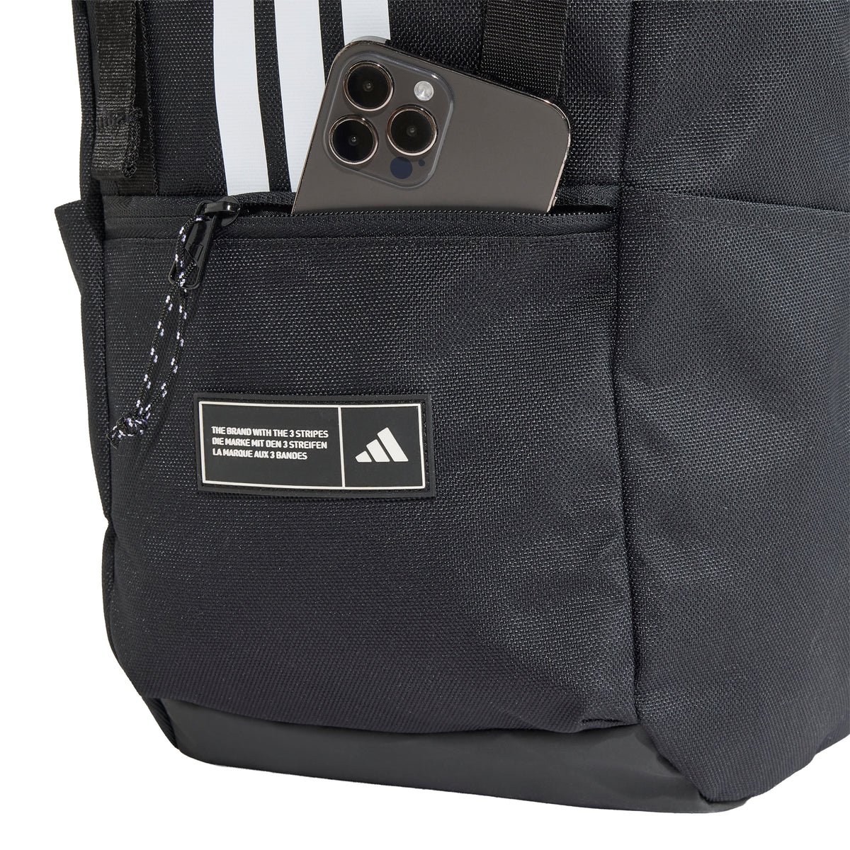 adidas Unisex 3 Stripes Flap Backpack