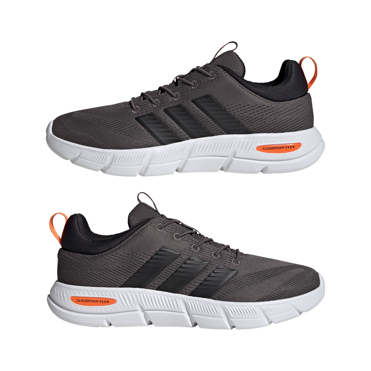 adidas Men's Cloudfoam Flex Elastic Lace Casual Shoes