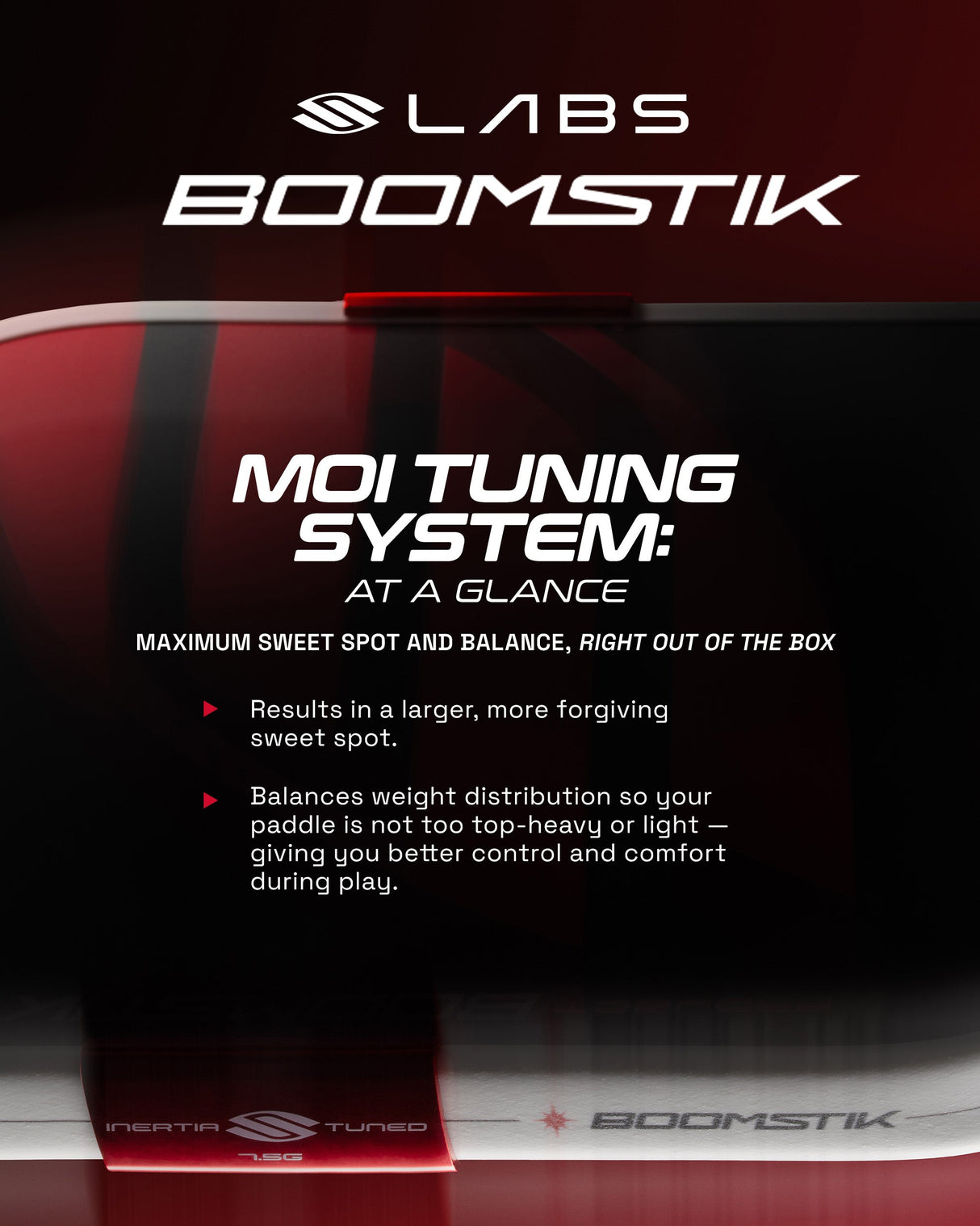 Selkirk LABS Project Boomstik - Widebody Pickleball Paddle