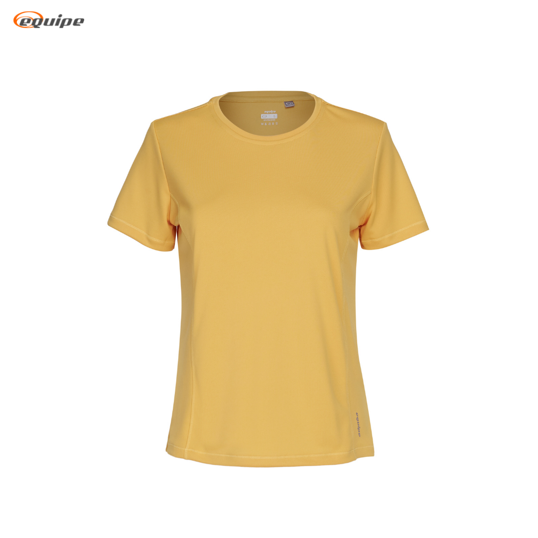 Equipe Women's Tech Dry Basic Shirt Yellow Gold