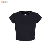 Equipe Women's Crop top with garter Black