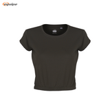 Equipe Women's Crop top with garter Olive Green