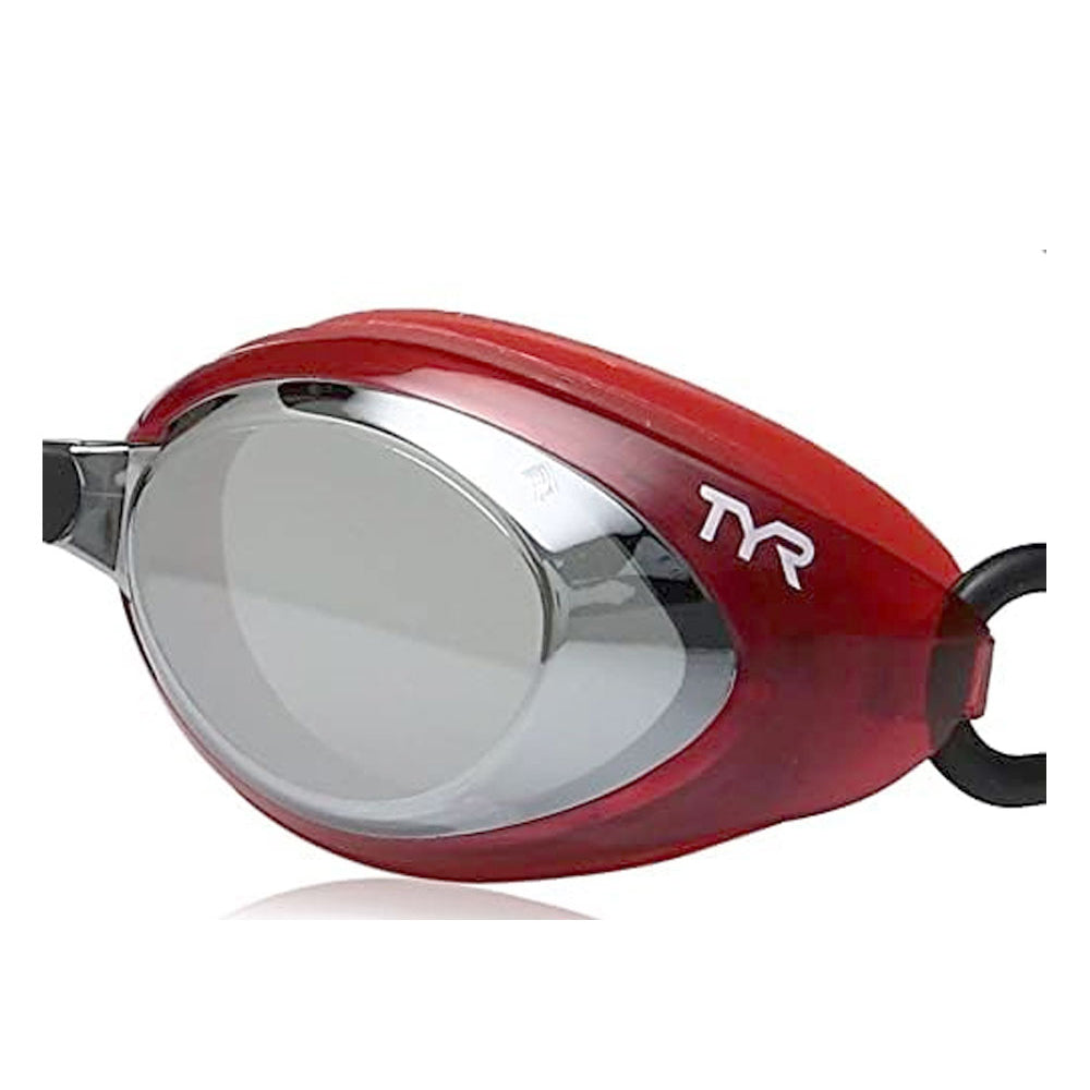 TYR Adult Hawk Mirrored Racing  Swimming Goggles