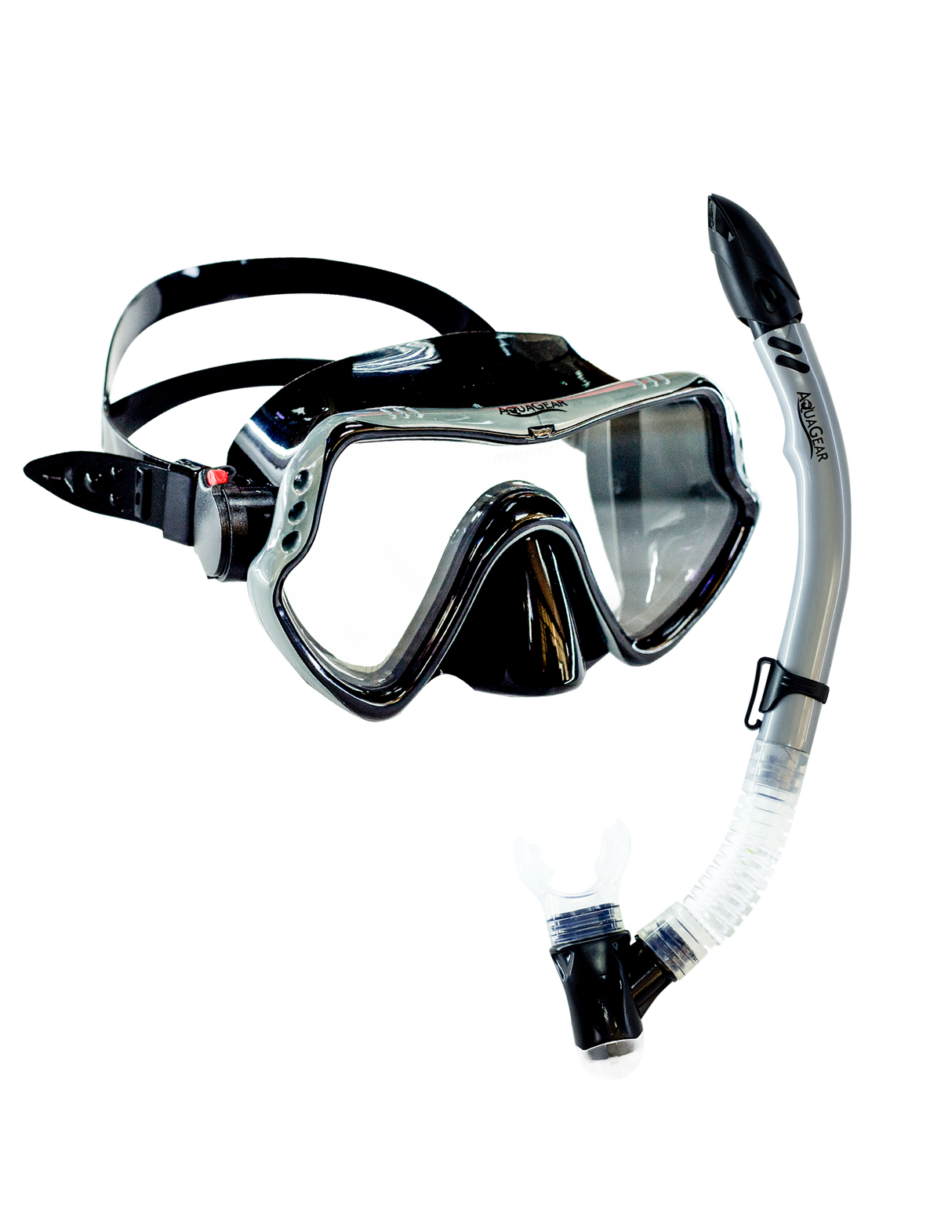Aquagear M11-S04 Mask & Snorkel Set