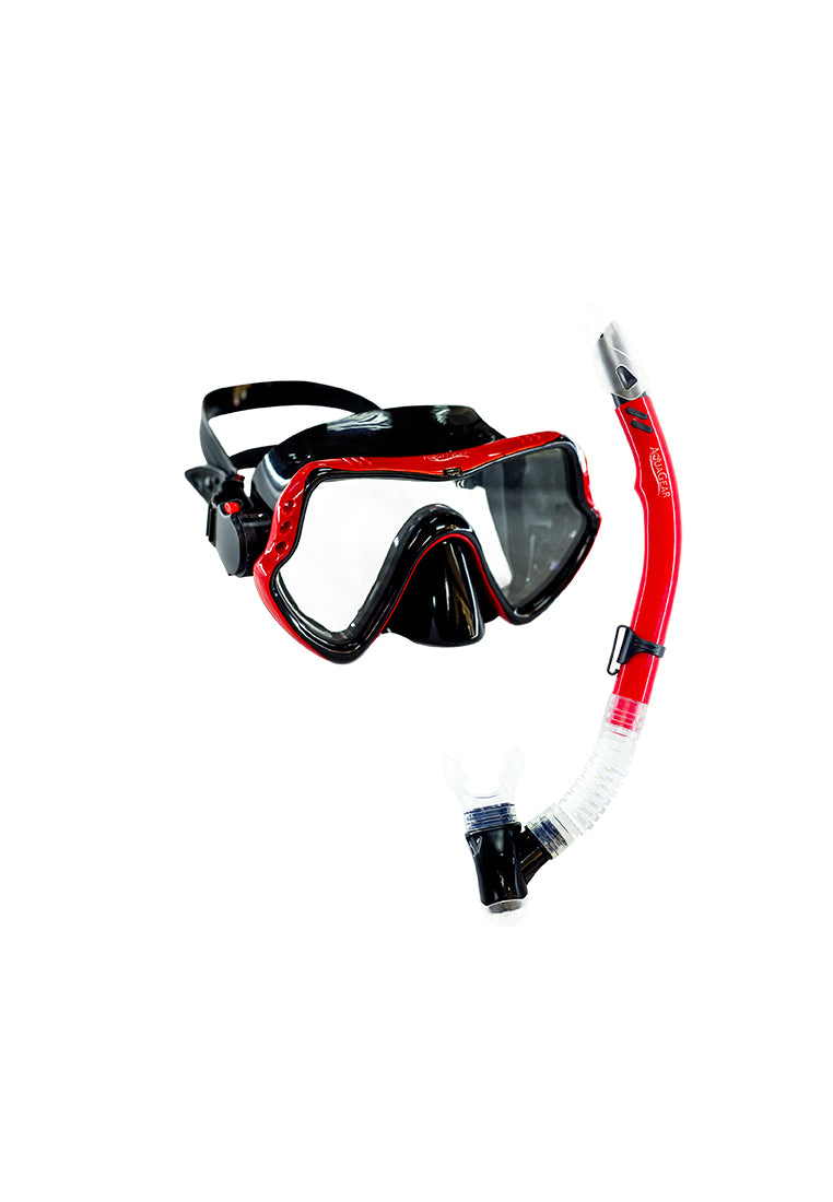Aquagear M11-S04 Mask & Snorkel Set