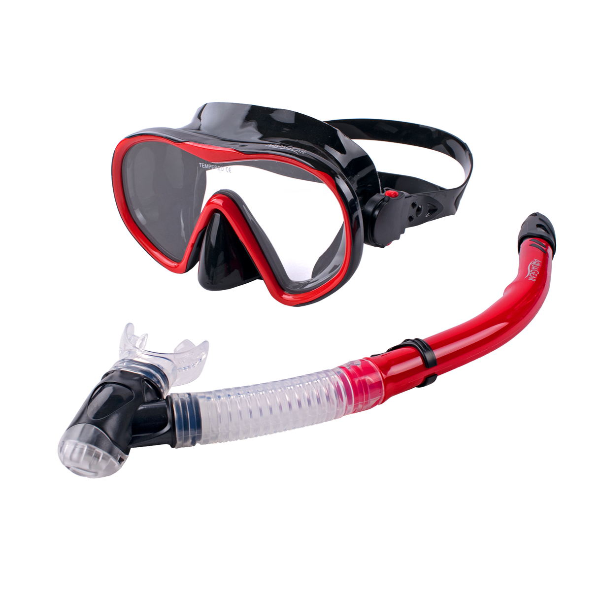 Aquagear M12-S04 Mask & Snorkel Set