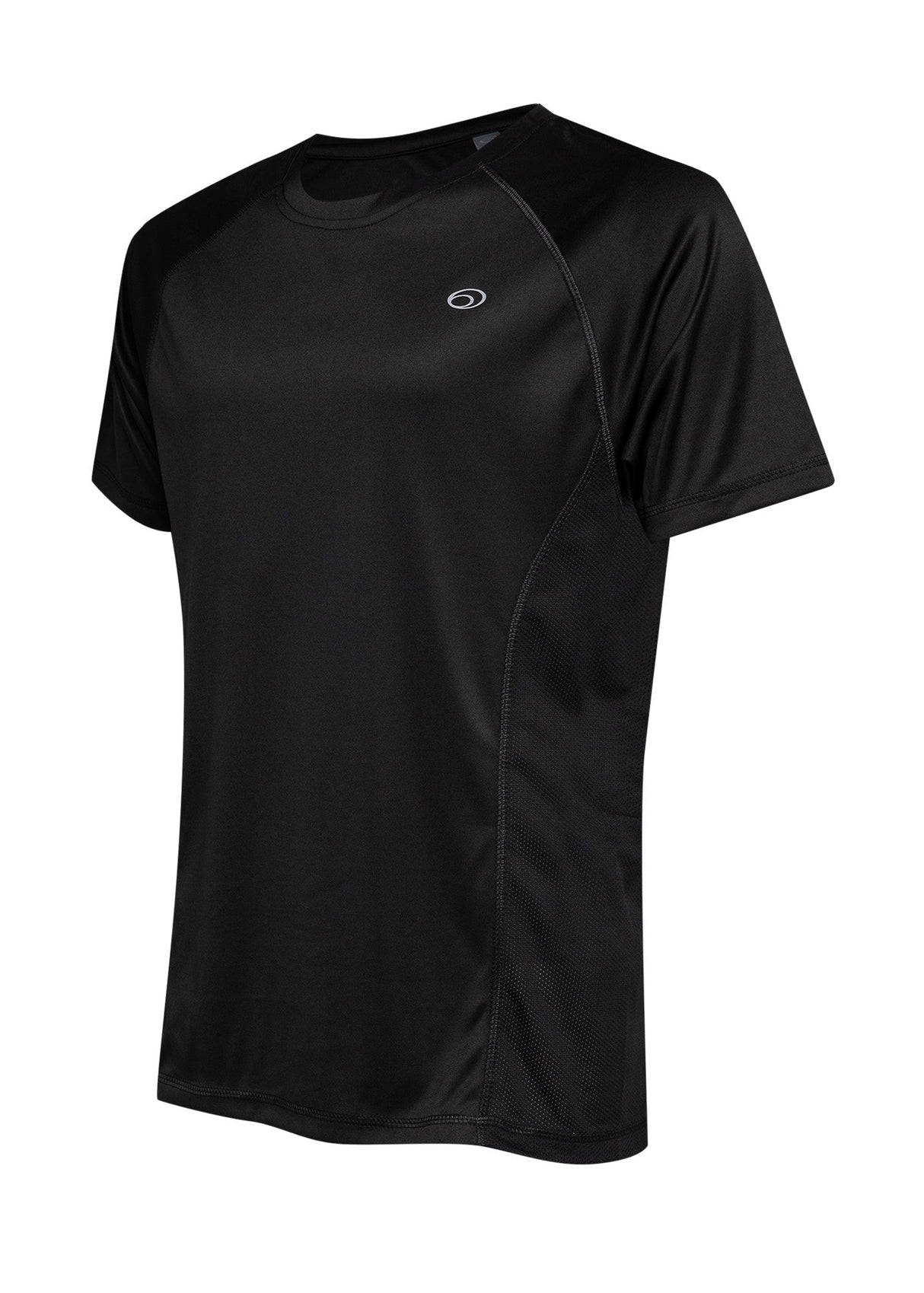 Equipe Men's Raglan Cut Shirt with Mesh Combi Black