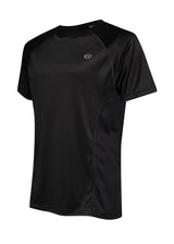 Equipe Men's Raglan Cut Shirt with Mesh Combi Black