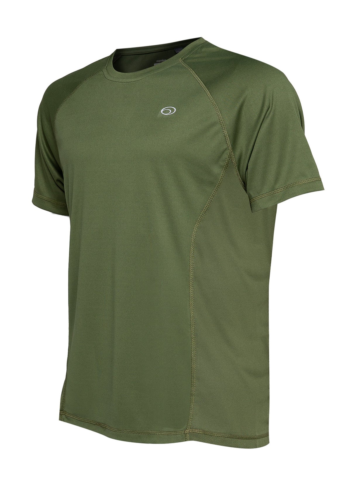 Equipe Men's Raglan Cut Shirt with Mesh Combi Olive Green