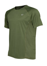 Equipe Men's Raglan Cut Shirt with Mesh Combi Olive Green