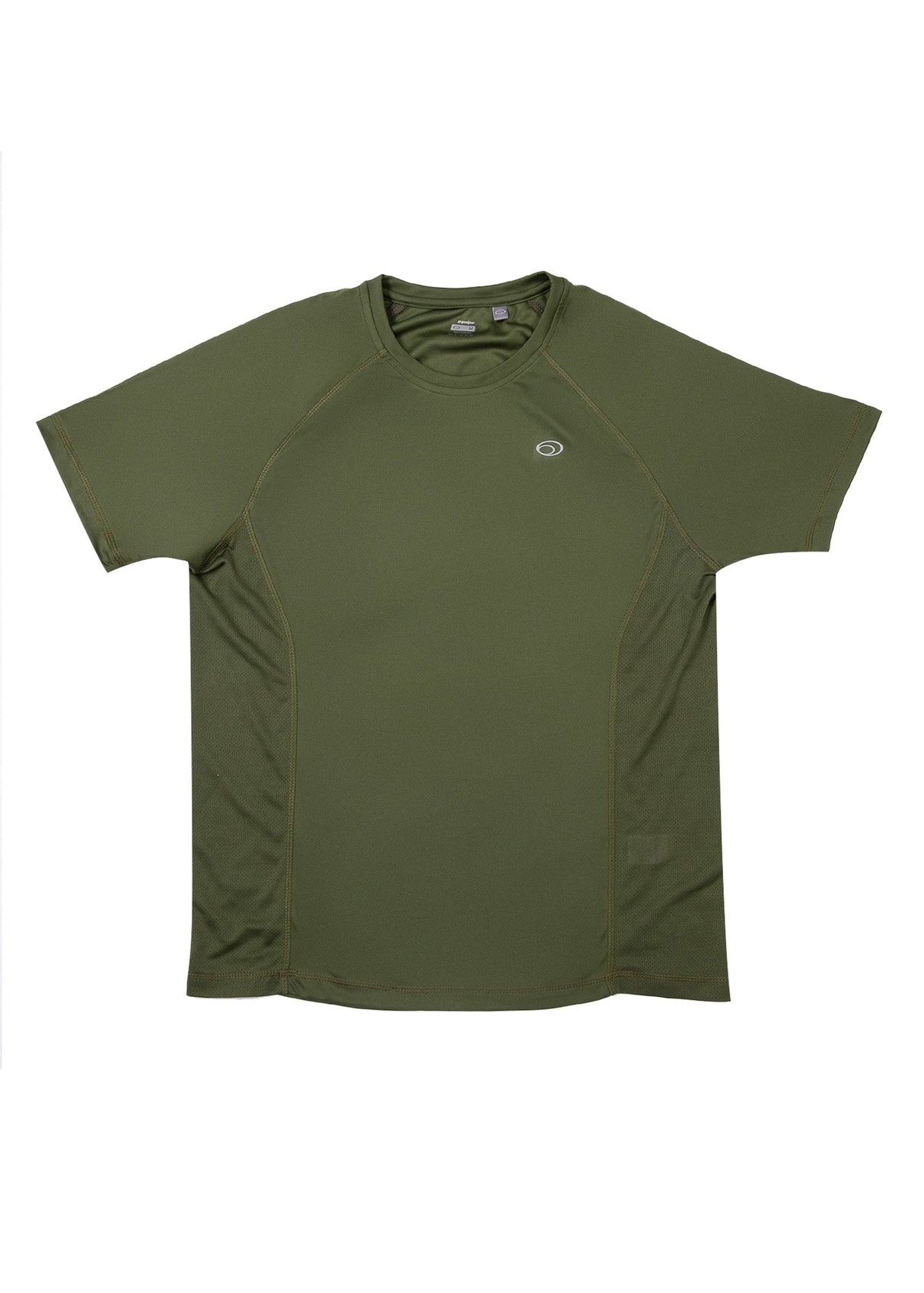 Equipe Men's Raglan Cut Shirt with Mesh Combi Olive Green