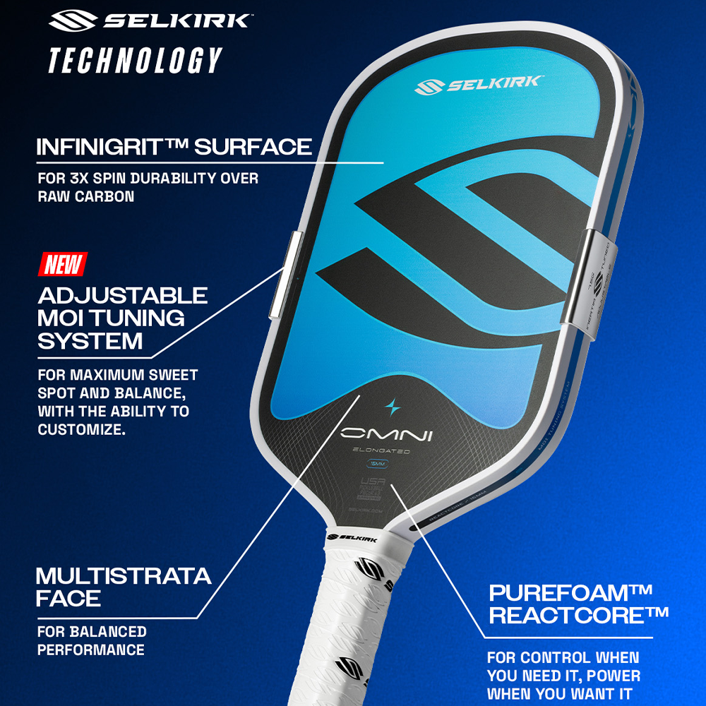 Selkirk OMNI - Elongated Pickleball Paddle