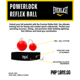 Everlast Powerlock Reflex Ball Red