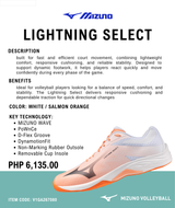 Mizuno Lightning Select Volleyball Shoes