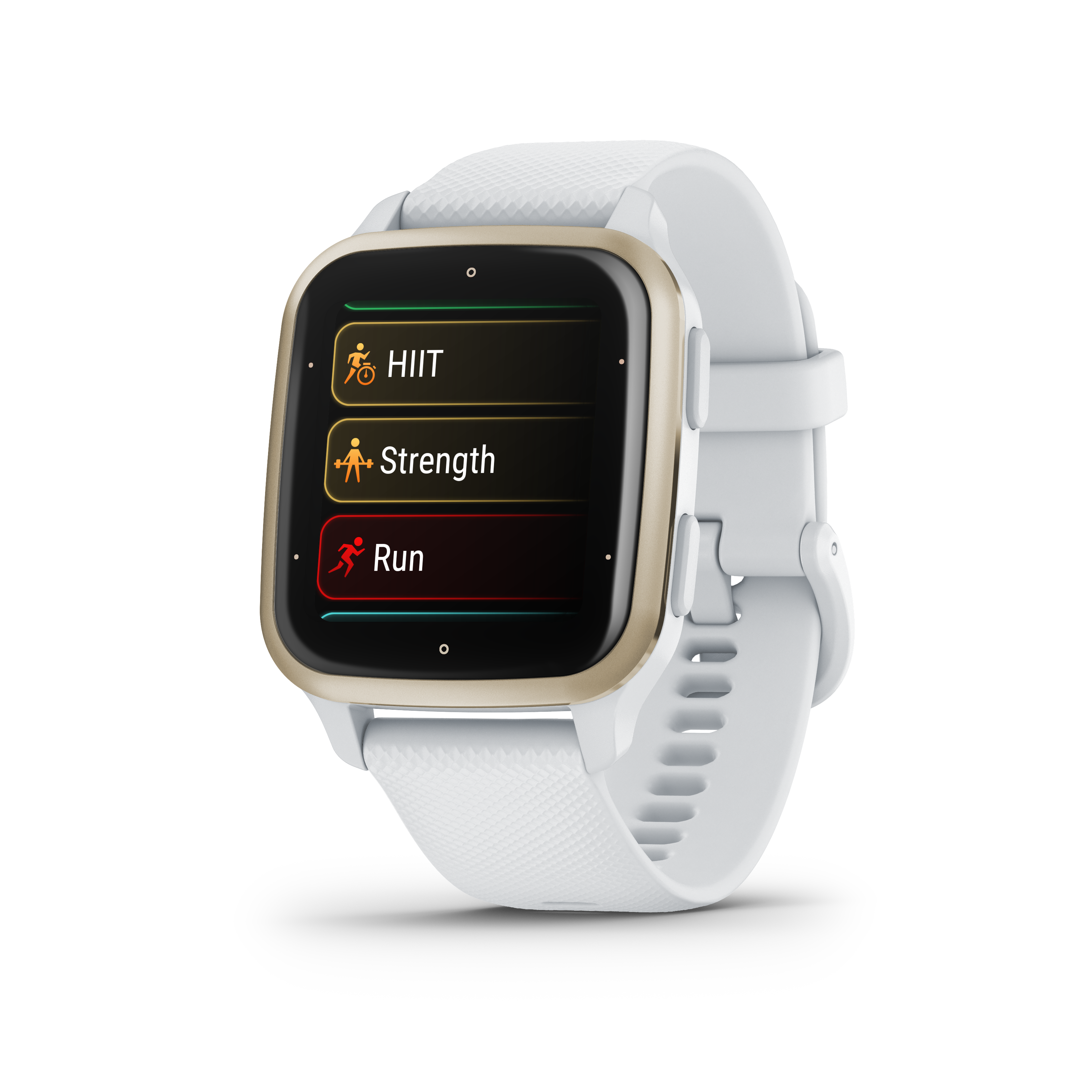 Garmin Venu Sq 2 White Cream Gold Toby s Sports