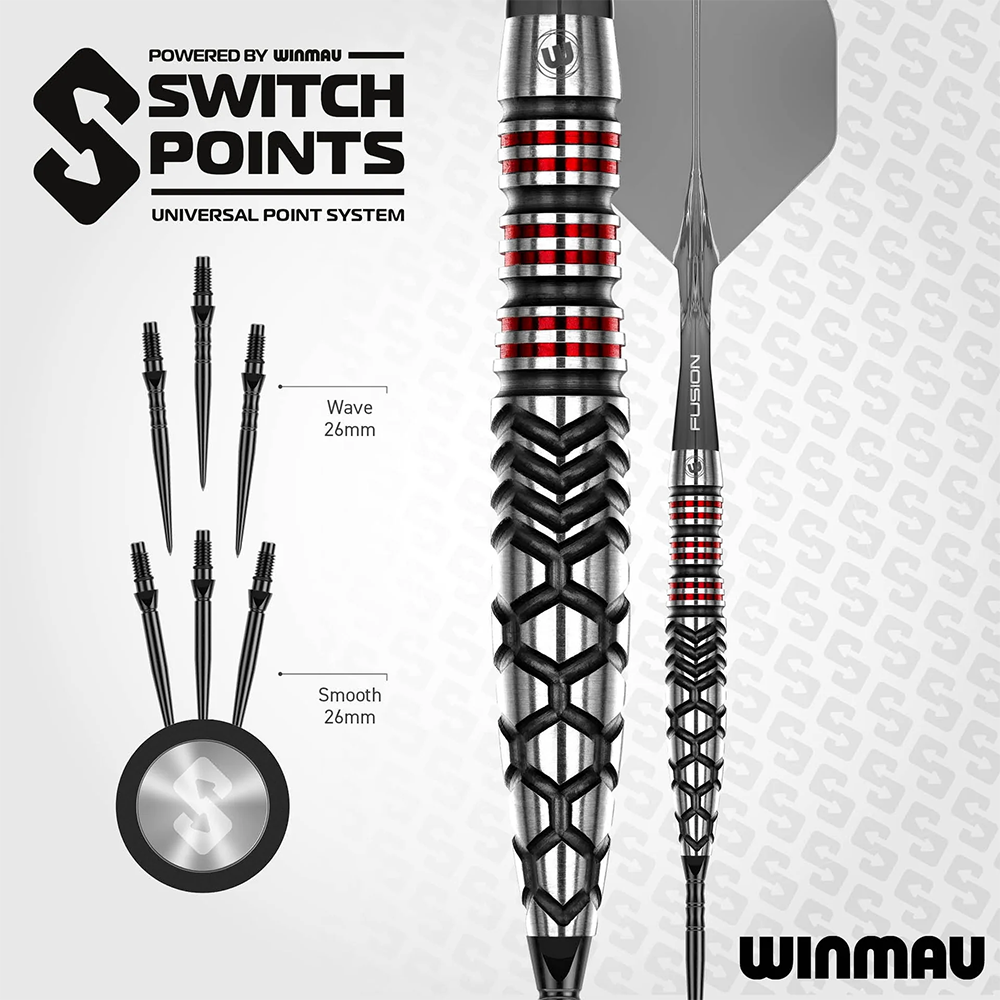 Winmau Steel Tip Switch Point Fornax (Tapered)