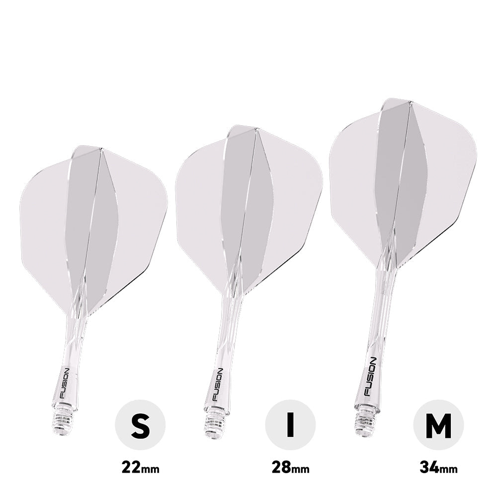 Winmau Fusion #6 Shape Integrated Clear Flight & Shaft