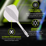 Winmau Fusion #6 Shape Integrated Clear Flight & Shaft