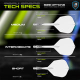 Winmau Fusion #6 Shape Integrated Clear Flight & Shaft