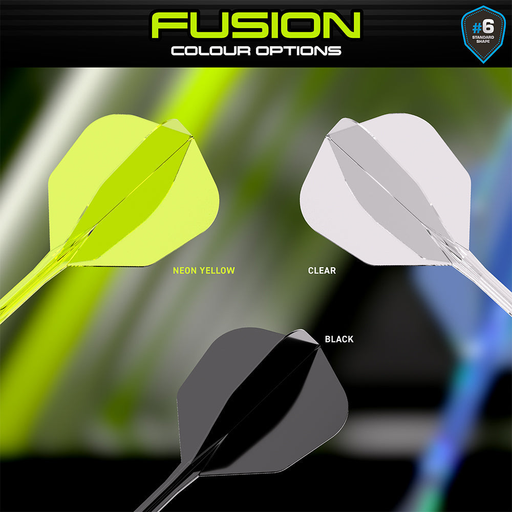 Winmau Fusion #6 Shape Integrated Clear Flight & Shaft