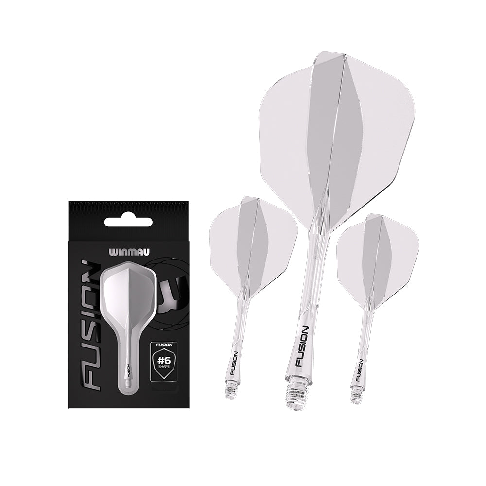 Winmau Fusion #6 Shape Integrated Clear Flight & Shaft