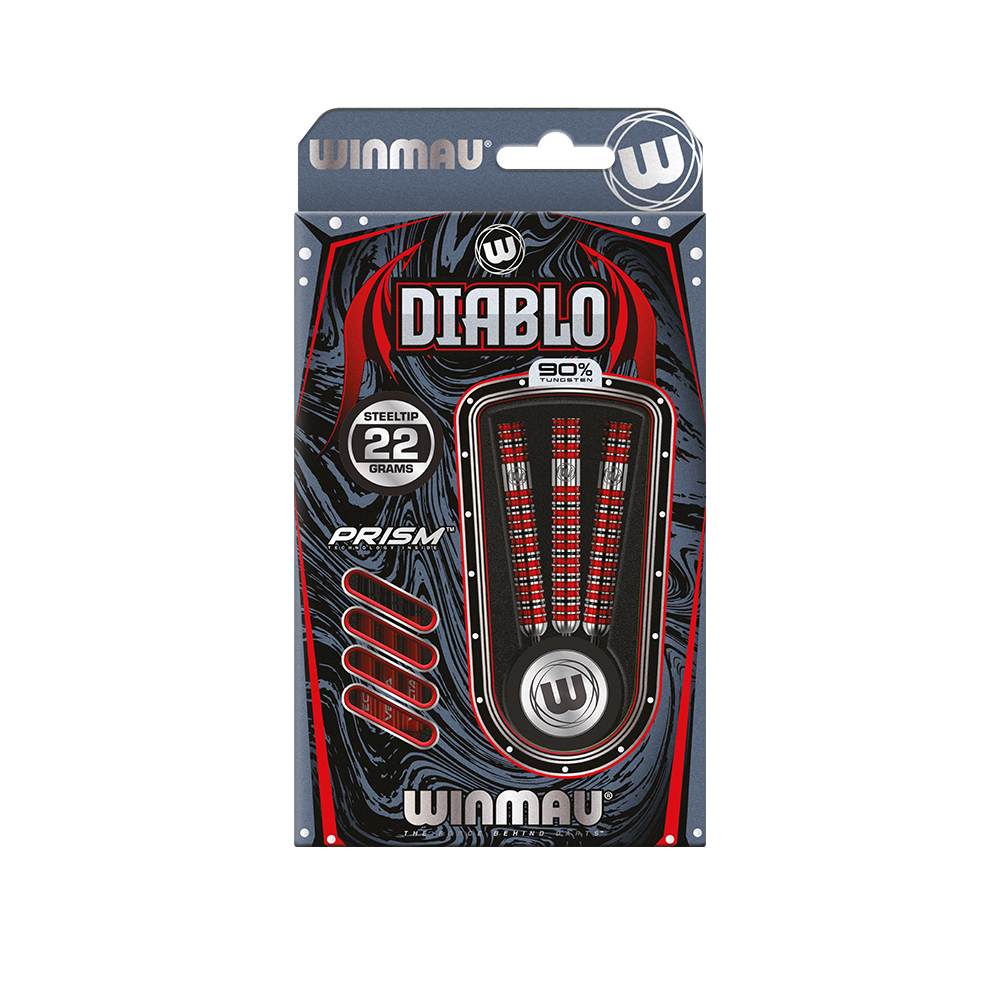 Winmau Diablo Parallel 90% Tungsten Alloy Steeltip Darts