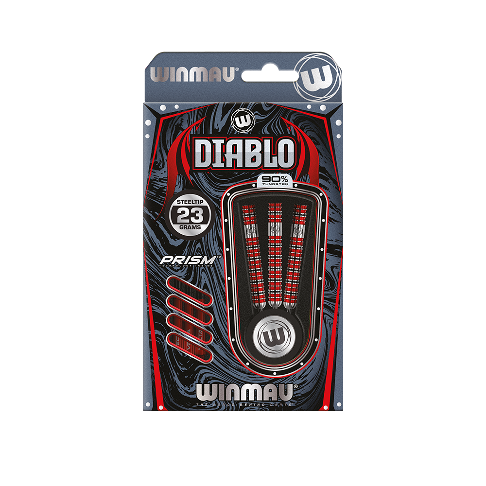 Winmau Diablo Parallel 90% Tungsten Alloy Steeltip Darts
