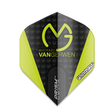 Winmau Prism Delta MvG Black & Green Dart Flights
