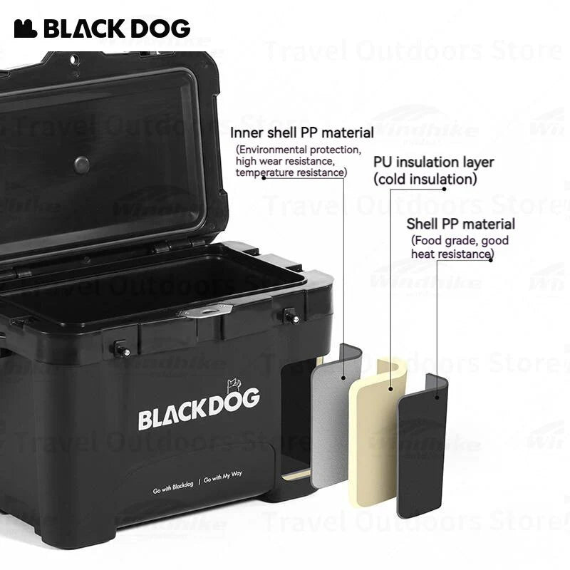 Black Dog Camping PP Insulated Cooler