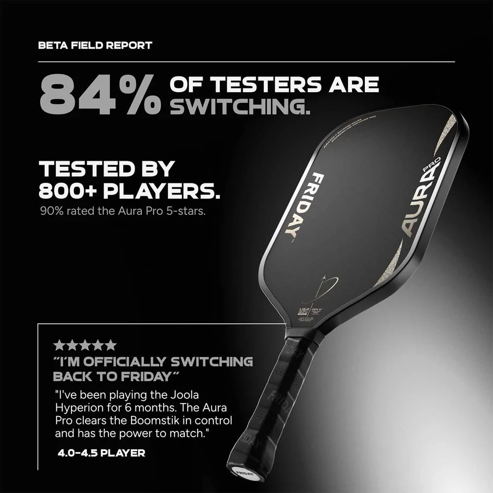 Friday Aura Pro Wide Body Pickleball Paddle
