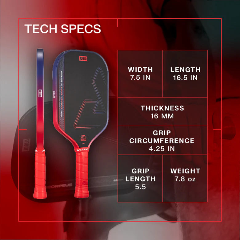 JOOLA Perseus Heat Vision Pickleball Paddle