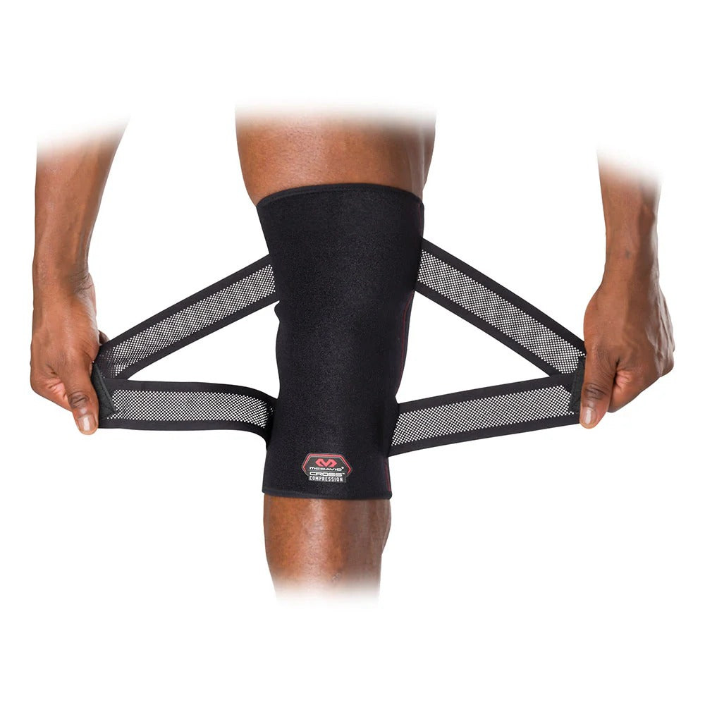 McDavid Cross Compression™ Knee Sleeve with Adjustable Compression Straps