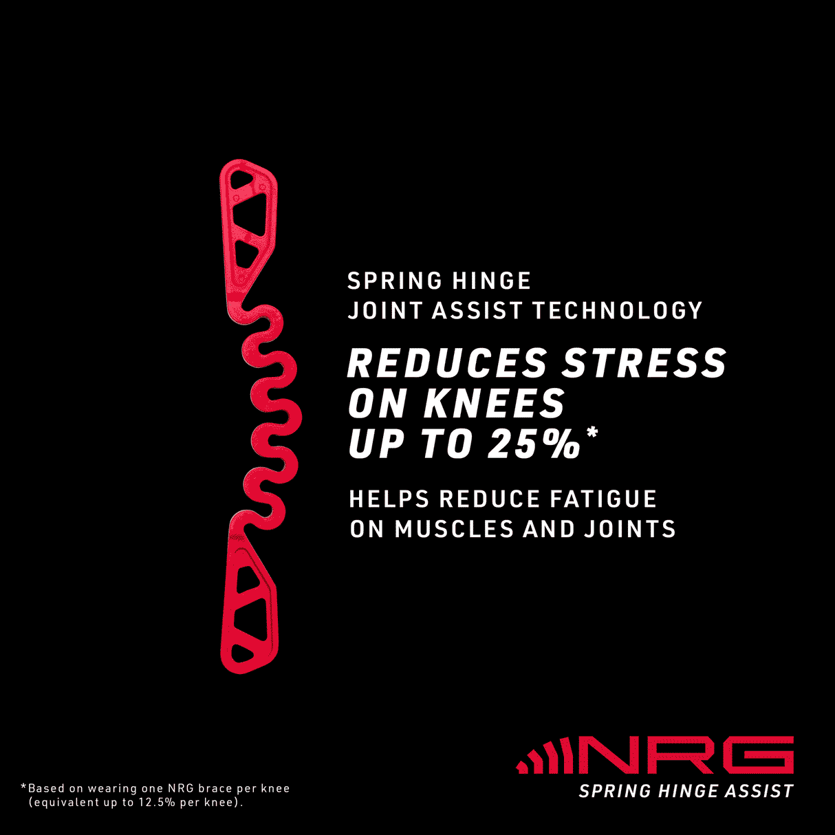McDavid NRG Spring Hinge Knee Over Wrap