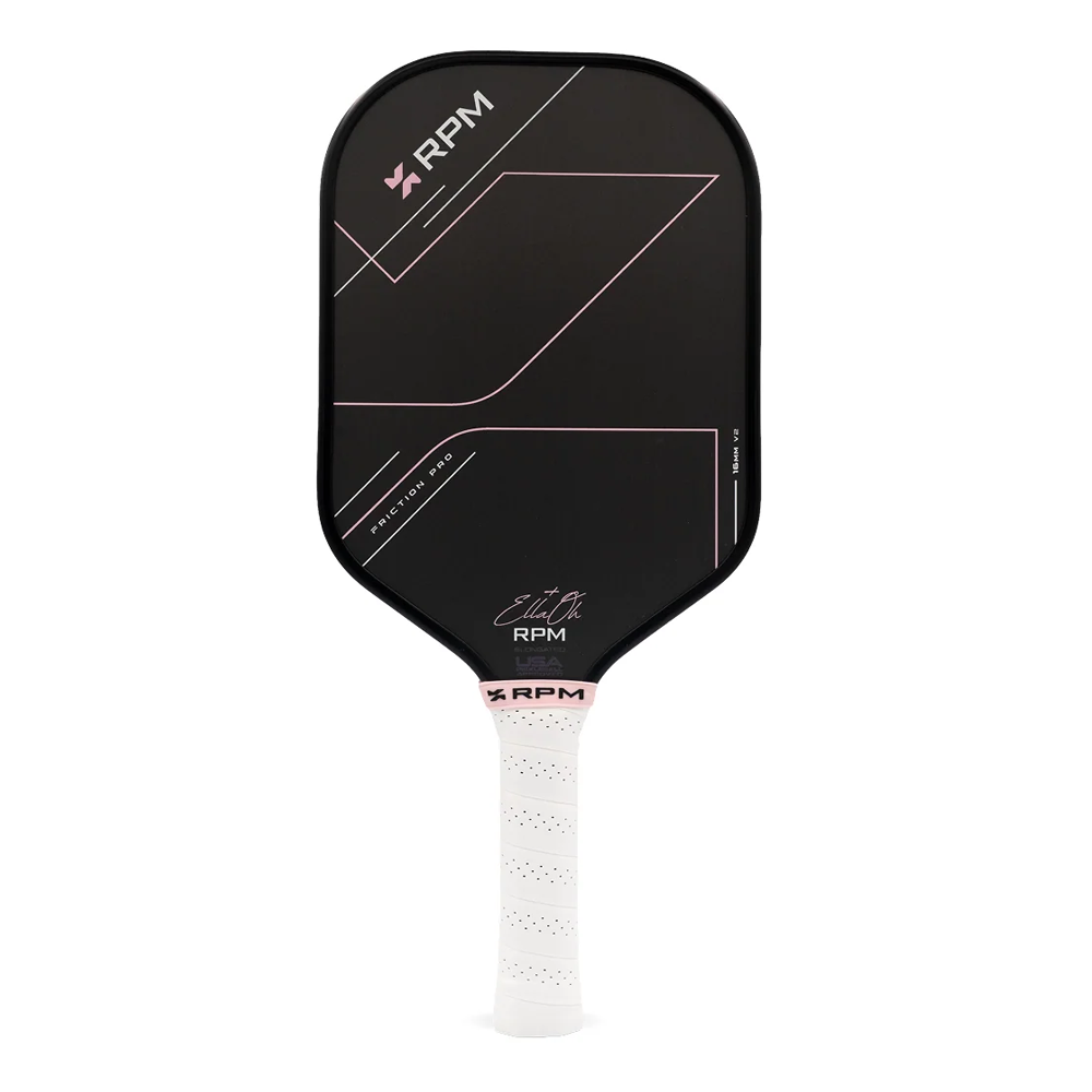 RPM Friction Pro V2 Ella Oh 16mm Elongated Pickleball Paddle