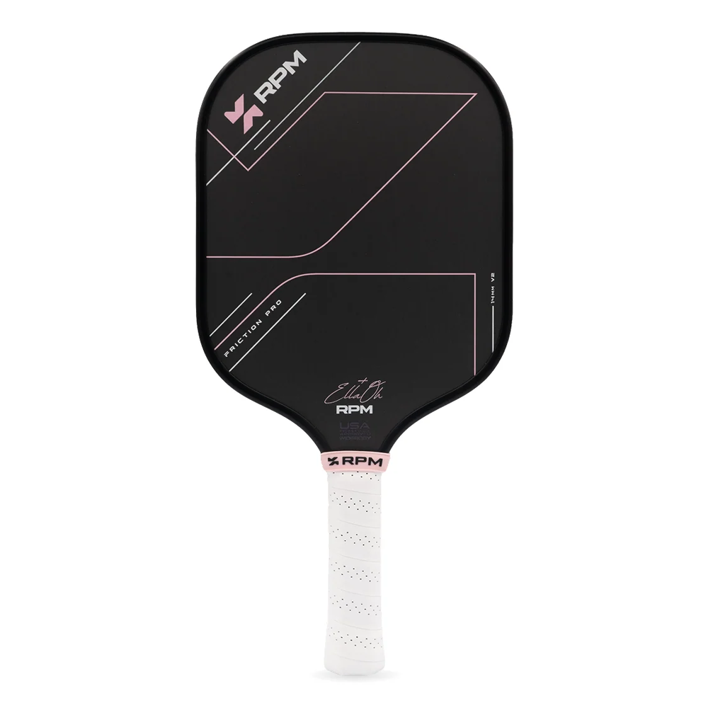RPM Friction Pro V2 Ella Oh 14mm Widebody Pickleball Paddle
