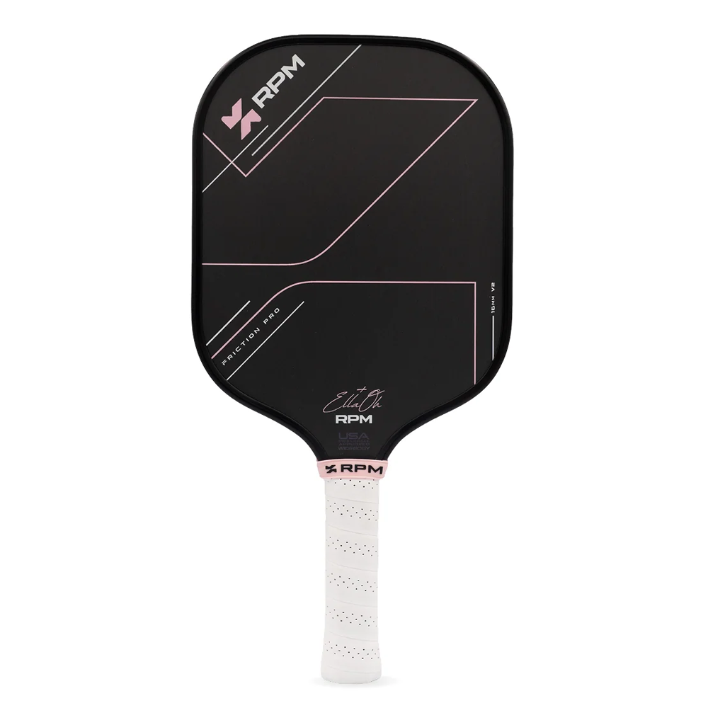 RPM Friction Pro V2 Ella Oh 16mm Widebody Pickleball Paddle