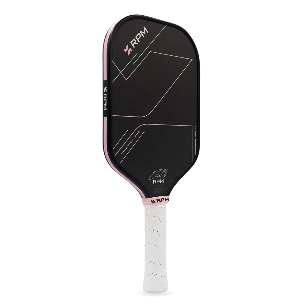 RPM Friction Pro V2 Ella Oh 14mm Elongated Pickleball Paddle