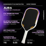 Friday Aura Elongated Pickleball Paddle